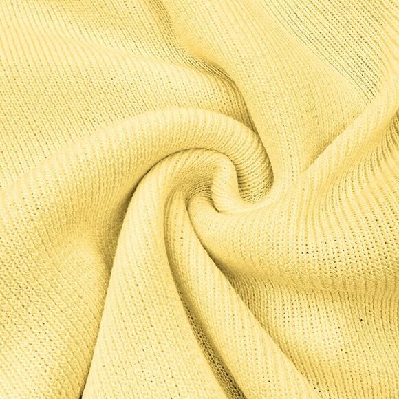 Yellow Casual Women's Metal Button Open Front Sleeveless Jacket - Picture 8 of 8